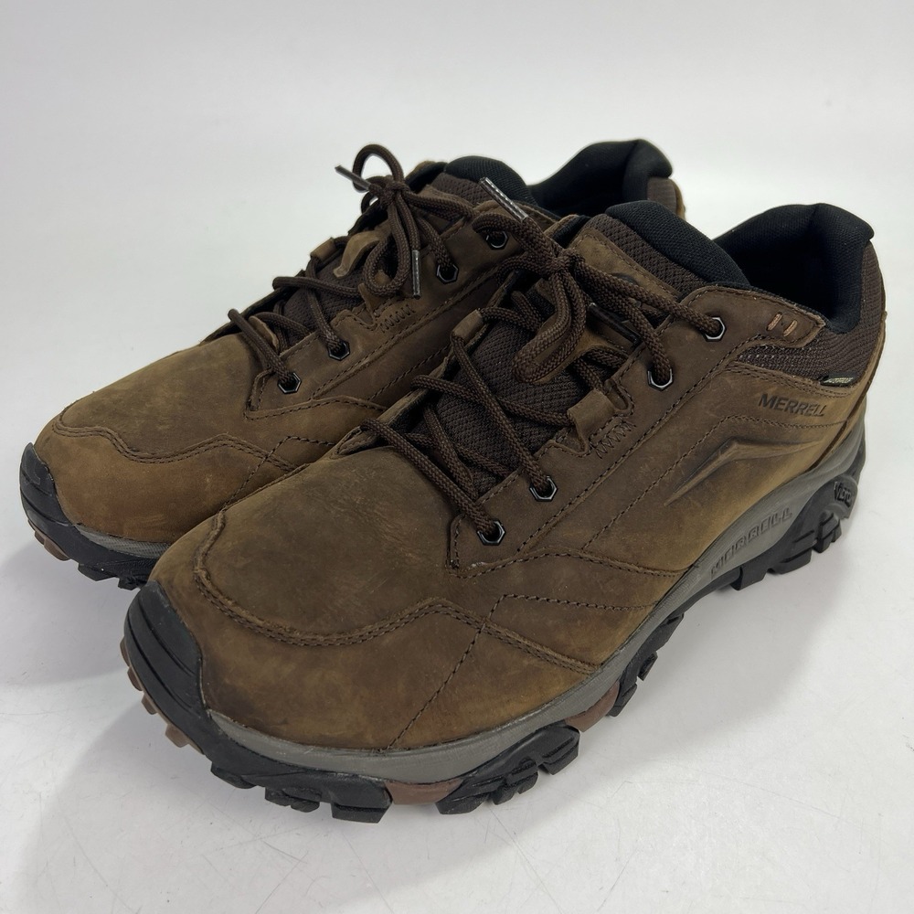 Merrell Size 12 Wide Men's Moab Adventure Lace Waterproof Hiking Shoes Trekking